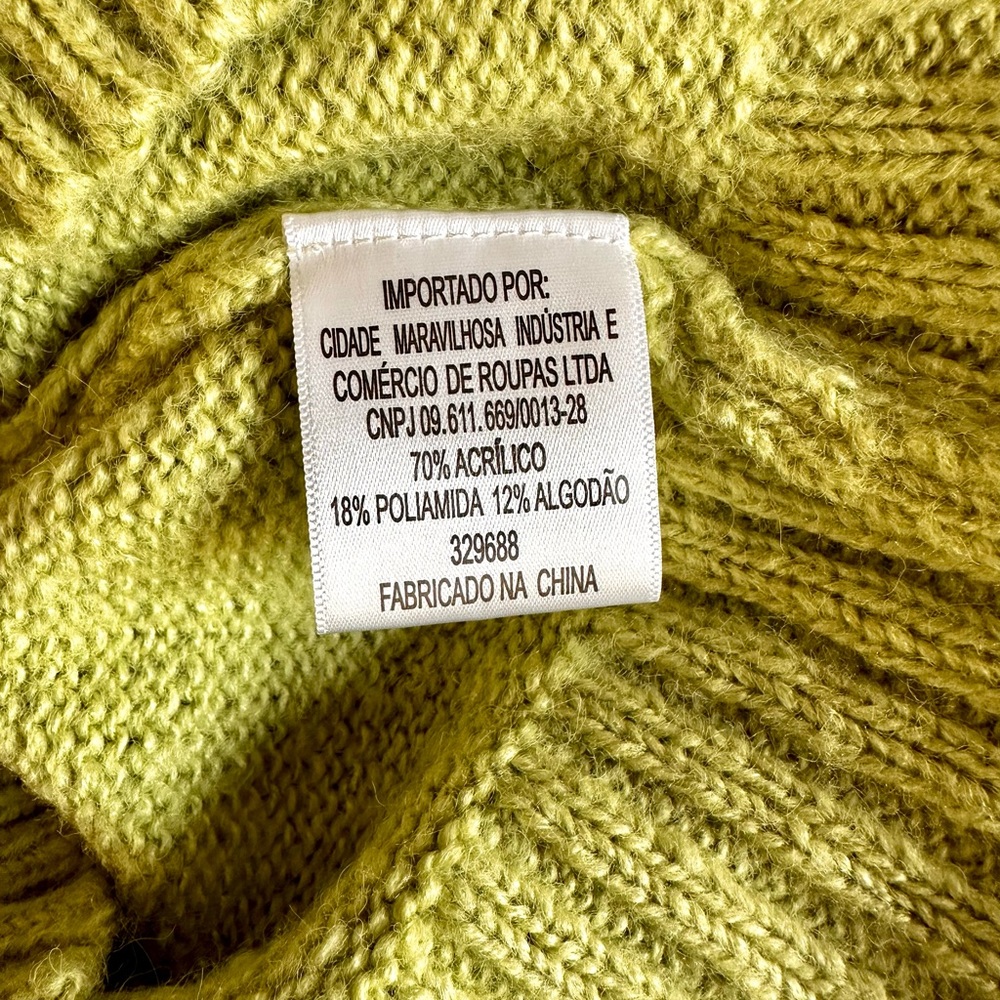 NWT FARM Rio Sweater/Cardigan-Verde Salvi Pull Tricot Artesenal Flores - Picture 7 of 11
